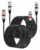 PERMUST 2 Pack XLR Câble microphone 10M XLR vers XLR Câble haut-parleur XLR symétrique 3 broches, mâle vers femelle Cordon micro multicolore pour micro, table de mixage, podcast, DMX