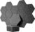 Rdutuok 12 Pièces Panneaux Acoustiques Hexagonal- 30 x 26 x 1 cm Mousses Acoustiques – Pour Studio d’enregistrement, Bureau, Studio et Décoration Murale (Gris profond)